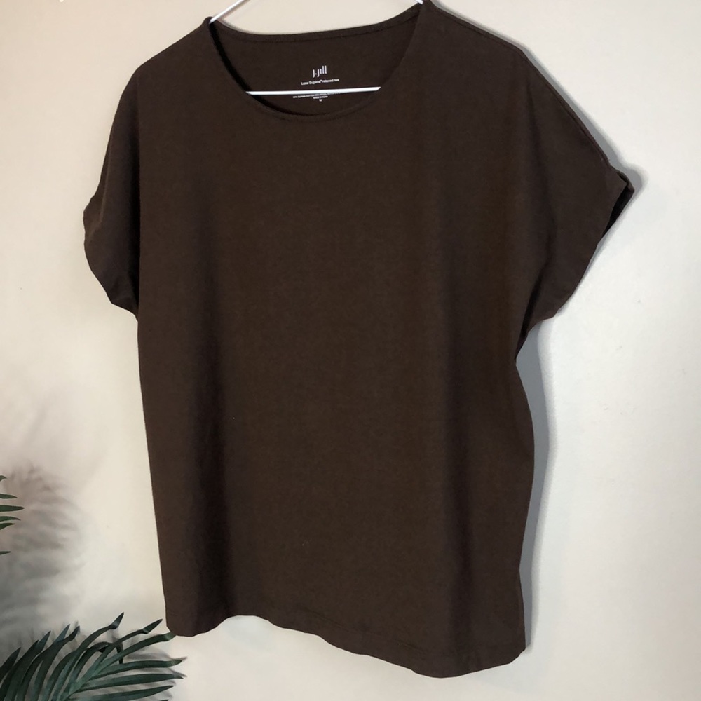 J.Jill Cotton T-shirt - size M - Picture 2 of 6